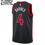 Maillot NBA Toronto Raptors Scottie Barnes 4 Jordan 2022-23 Statement Edition Noir Swingman - Enfant
